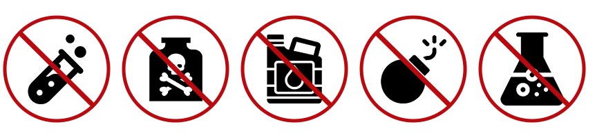 Prohibited Cabin Icons