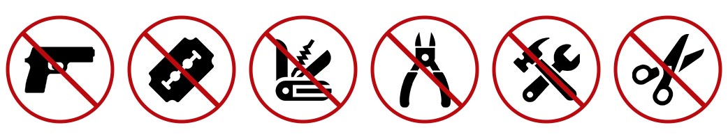 Prohibited Cabin Icons